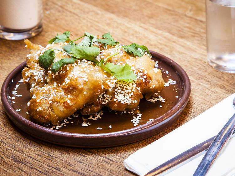 Fish sauce wings at Smoking Goat