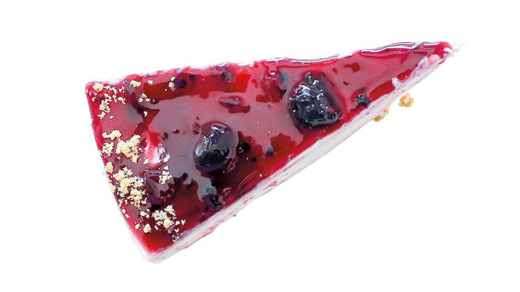 Cheesecake de frutos vermelhos da Casinha Boutique Café