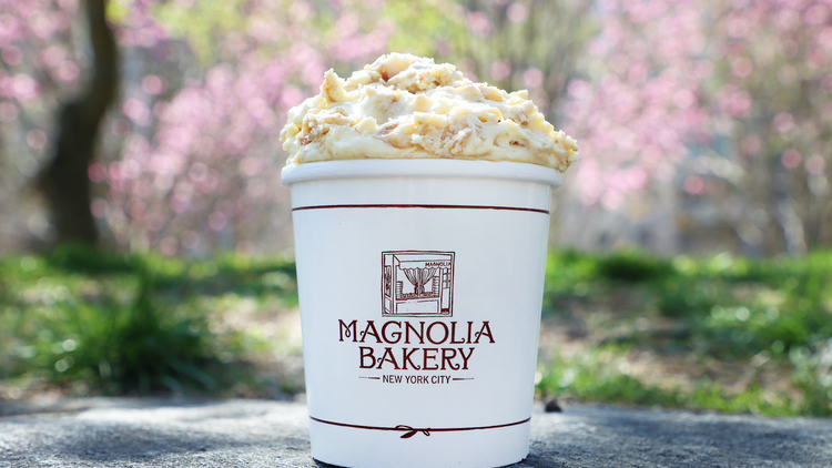 Banana pudding at Magnolia Bakery