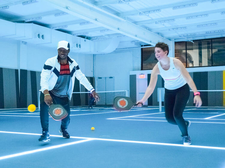 Tennis and pickleball at Brooklyn's City Point