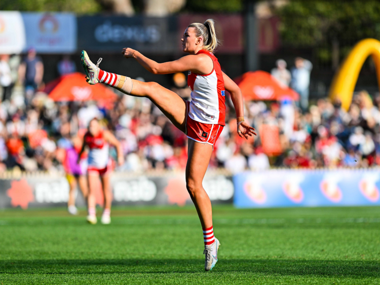 Cheer with the crowds at an AFLW game