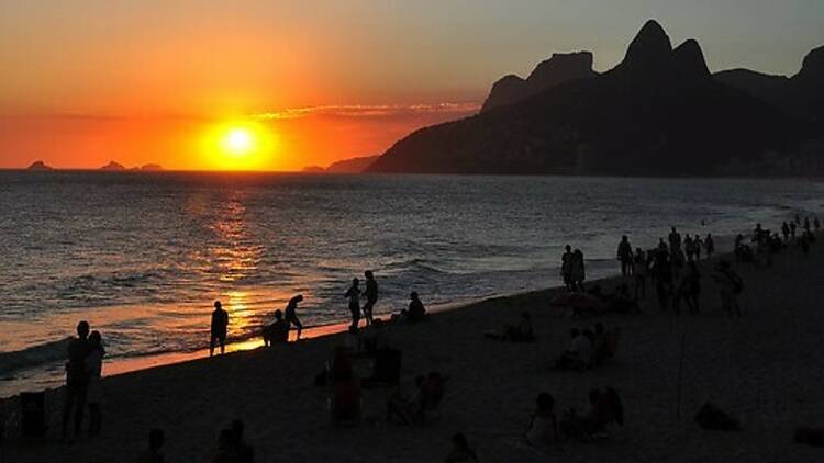 Play beach tennis and catch a breathtaking sunset