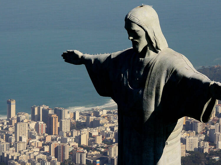Get up close to Christ the Redeemer on a helicopter ride
