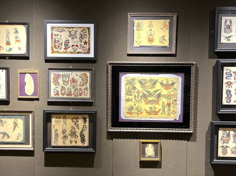 "Liberty the Tattooed Lady" at City Reliquary museum