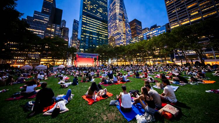 Bryant Park's Picnic Performances