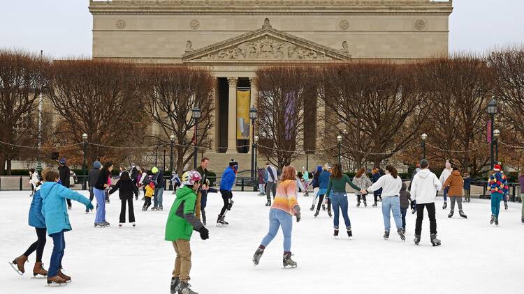 National Gallery of Art Sculpture Garden Ice Rink: Washington, DC