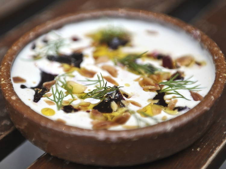 Ajo blanco at Copita
